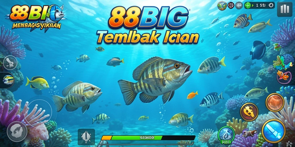 Screenshot gameplay 88BIG yang penuh warna dan seru.
