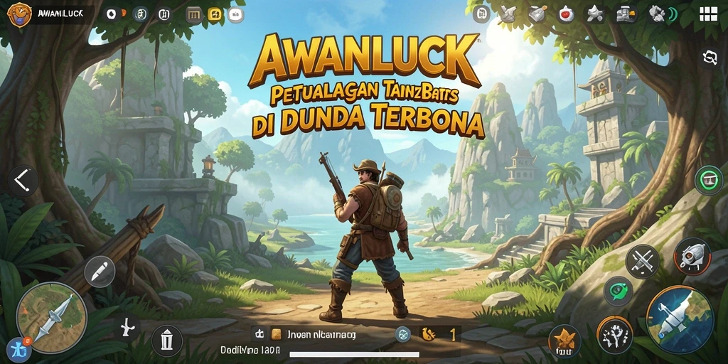 Tampilan gameplay dari <strong>AWANLUCK</strong> dengan dunia terbuka yang luas dan imersif.
