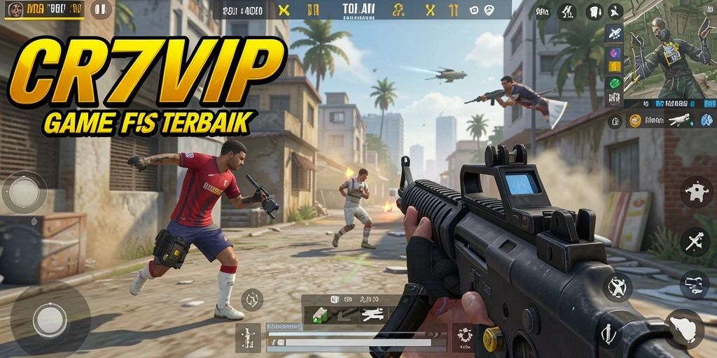 Tampilan utama gameplay yang menarik di CR7VIP dengan aksi tembak-menembak yang intens.