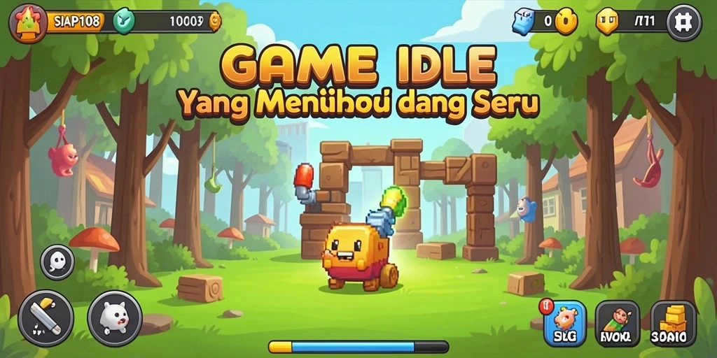 Tampilan gameplay SIAP108 yang menarik dengan karakter yang berkembang.